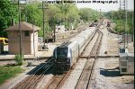 Sequence shot #4--Amtrak 517 leads Hiawatha